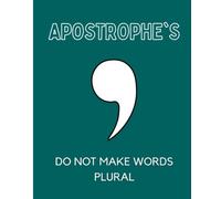 Apostrophe's Do Not Make Words Plural | Grammar For Adults | Grammar Gifts
