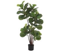ApothCasa Artificial Fiddle Leaf Fig Tree 120cm,PE | Multi Trunk Faux Ficus Lyrata Plant for Indoor Decor