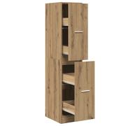 Apothecary Cabinet Artisian Oak 30x41x144.5 cm Engineered Wood vidaXL