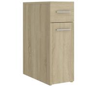 Apothecary Cabinet Chipboard Home Storage Cabinet Set Multi Colours vidaXL