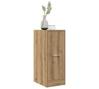 Apothecary Cabinet Oak 30x41x77.5cm Engineered Wood 2 Drawer Modern Storage Slim