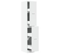 Apothecary Cabinet White 30x41x174,5 cm Engineered Wood vidaXL