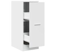 vidaXL Apothecary Cabinet White 30x41x77.5 cm Engineered Wood