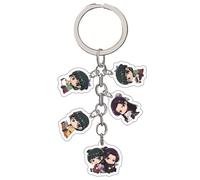 Apothecary Diaries Figure Keychain Anime Five Characters Cute Keyring Maomao Cosplay Pendant Apothecary Diaries Acryl Chain Decor Collection