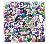 Apothecary Girls Diaries Stickers, 53 Pcs Maomao Figure Vinyl Waterproof DIY Sticker Decals for Party, Water Bottle Scrapbook Laptop Skateboard Computer for Teens Students