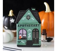 Apothecary Shop Ceramic Oil Burner With Bubbling Cauldron