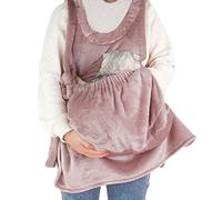 apott Cat Carrier Apron Fleece Pet Sling Dog Front Chest Carry Kitten Sleeping Bag Hands-Free for Indoor Outdoor Travel Pink