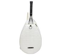 apott Tennis Racket Sling Bag for Women Men Tennis Crossbody Backpack White Lightweight Racquet Cover for Pickleball Racketball