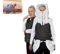 APP Anti-Fall Airbag Vest, Elderly Protective Vest with Positioning/Ask for Help/Sports Records Function, 0.08S Airbag Pops Up,320°All-Inclusive Protection,for Man, Woman,Blackformale-3XL