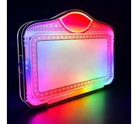 App-Controlled LED Letter Bottle Presenter, Acrylic Message Sign with Screen for Nightclubs, Bars and VIP Parties