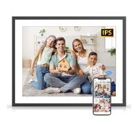 App Digital Photo Album Large Digital Picture Frame - 16.2 inch 32GB Smart Photo Display, Motion Sensor, Auto Rotate, Share Photos via Email App, Free Cloud, Wall Mountable, Womens Gifts for Christmas