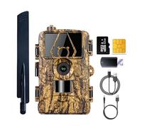 App Hunting Camera 4G LTE 60MP Photo 8K Video Night Infrared Animal Tracking House Security IP66 Trail Camera 32gb Card Included