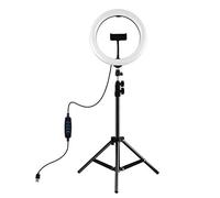 APP LIFE Ring Light for Selfie 10 Inches - Triangle Bracket - LED Ring Light with 3 Lighting Modes with 10 Brightness - Make-up, Photography, YouTube, TikTok, Selfie Video