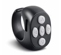 App Page Turner, 10m 32.8ft Bluetooths Ring Remote Control, Remote Scrolling Ring Clicker for Phone Pad Camera Remote Shutter Selfie Button