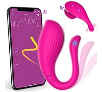 APP & Remote Control Vibrating Panties Wearable Vibrator, Smartphones Dual Motors Adult Sex Toys for Women Couples Pleasure with Vibrating Ball 9 Stimulations, Couples Sex Products Games (Pink)