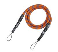 App strap. photo "Braid 120", closure. clip-on, l.120cm, orange/bl.