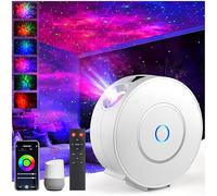 App & Voice & Remote Control Star Projector, Galaxy Projector, Working with Alexa & Google Home, Aurora Nebura Night Lights for Room Bedroom Ceiling, Christmas Gifts,Birthday Present, Moving Stars