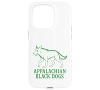 Appalachian Black Dogs Fiery-Eyed Death Omen Mountain Case for iPhone 15 Pro