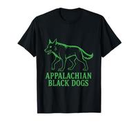 Appalachian Black Dogs Fiery-Eyed Death Omen Mountain T-Shirt