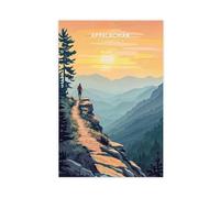 Appalachian North America Poster Canvas Poster Bedroom Decor Landscape Office Room Decor Gift 24x36inch(60x90cm)