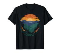 Appalachian Trail Blue Ridge Parkway Crossing Hiker Graphic T-Shirt