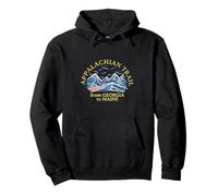 Appalachian Trail Hiker From Georgia To Maine Vintage Hiking Pullover Hoodie