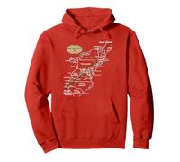 Appalachian Trail Hiking Map T-shirt Pullover Hoodie