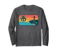 Appalachian Trail Retro McAfee's Knob Hiking Long Sleeve T-Shirt