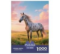 Appaloosa, 1000-piece Puzzle Set, Colourful And Inspiring Pastime, Suitable for Collectors Or As A Gift, Ages 14+, Horse, 38x26cm/1000pcs