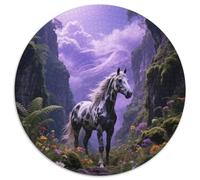 Appaloosa A Thoughtful 1000pc Round Puzzle with Horse, Ideal for Relaxation Corners, Great for Artistic Souls 1000pcs (67.5x67.5cm)