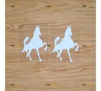Appaloosa Horse American Sticker Decal Vinyl - 2 Pack White 12.7cm - for Car Boat Laptop Cup No Background Die-Cut 0213a5