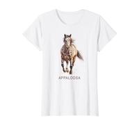 Appaloosa Horse Breed Art Value Graphic T-Shirt, Women, White, M