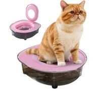 Appar Indoor Cat Litter Tray | Anti-Splash Odour Control Semi-Closed - Cat Litter Tray with Top Opening for Kitten for Indoor Outdoor Hygienic Learning
