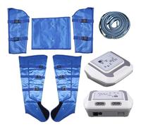 Appareil de Massage électrique à Compression d'air, Machine de pressothérapie par Compression Pour Drainage lymphatique complet du Corps, Massage Pour la perte de poids, Rose (bleu)