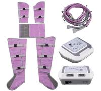 Appareil de Massage électrique à Compression d'air, Machine de pressothérapie par Compression Pour Drainage lymphatique complet du Corps, Massage Pour la perte de poids, Rose (Rose)