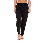 Apparel Ladies Women Trouser Elasticated Narrow Leg High Waist ITY Regular Pants Black
