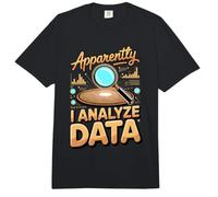 Apparently I Analyze Data Analyst Analytics Nerd Comfort Colors Adult Heavyweight T-Shirt