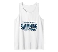 Apparently I Like Swimming, Swimmer Athlete Swim Lover Tank Top