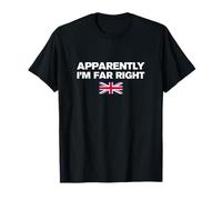 Apparently I'm Far Right Stop The Boats British Patriot T-Shirt