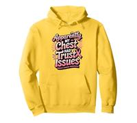 Apparently My Chest Had Trust Issues Breast Cancer Awareness Pullover Hoodie