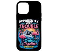 Apparently Were Trouble Cruising Together Flamingo Cruise Case for iPhone 12 mini