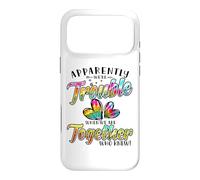 Apparently We're Trouble Together Who Knew Leopard Tie Dye Case for iPhone 17 Pro Max