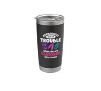 Apparently We're Trouble When We are Scrapbooking Who Knew Stainless Steel Insulated Tumbler