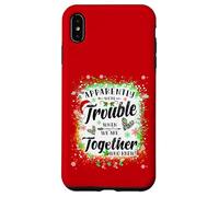 Apparently We're Trouble When We are Together Bestie Xmas Case for iPhone XS Max