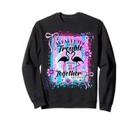 Apparently we're trouble when we are together cute Flamingo Sweatshirt