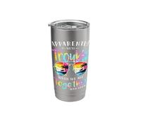 Apparently We're Trouble When we are Together Tie Dye Summer Stainless Steel Insulated Tumbler