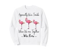 Apparently We're Trouble When We are Together Who Knew Funny Sweatshirt