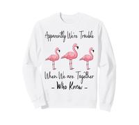 Apparently We're Trouble When We are Together Who Knew Funny Sweatshirt