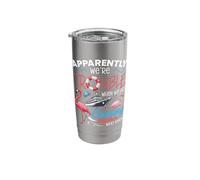 Apparently We're Trouble When We're Cruising Together Funny Stainless Steel Insulated Tumbler