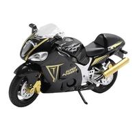 APPCRFM Alloy Motorbike Toy Highly Simulation Motorbike Model Pull-Back Vehicle Toy For Child Intellectual Toy Gift Set Motorcycle Alloy Collection Hobby Gift Racing Model Decoration - Black Gold